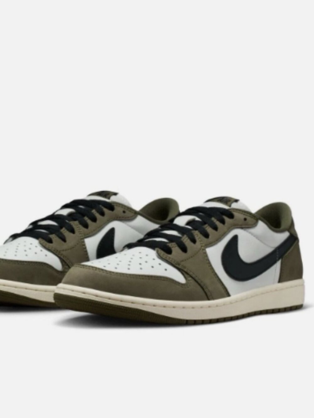 Air Jordan 1 Retro Low OG 'Medium Olive' New! Men "MULTIPLE SIZE"
